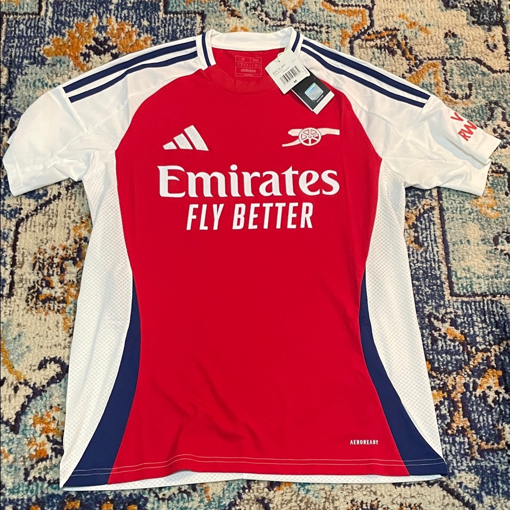 Adidas Red and White Arsenal Sports Jersey
